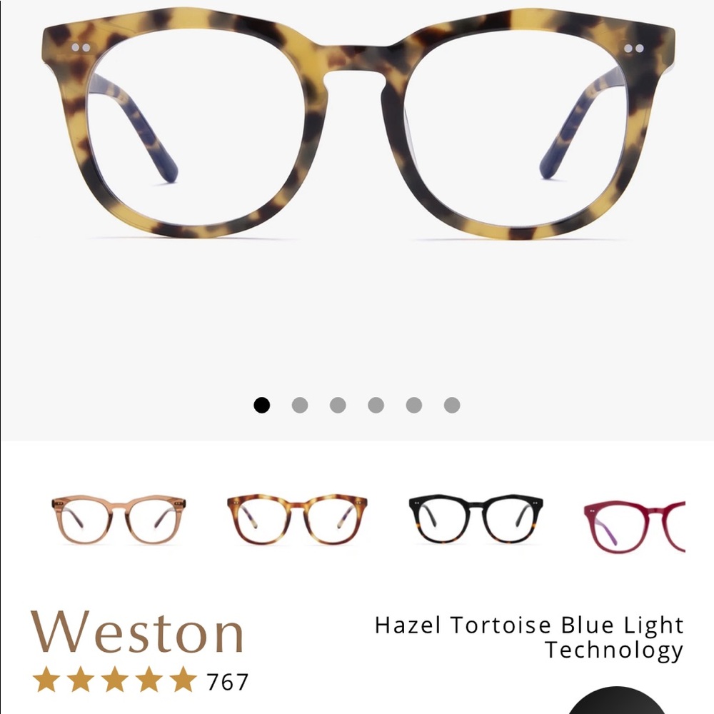 Diff Weston hazel tortoise blue light glasses